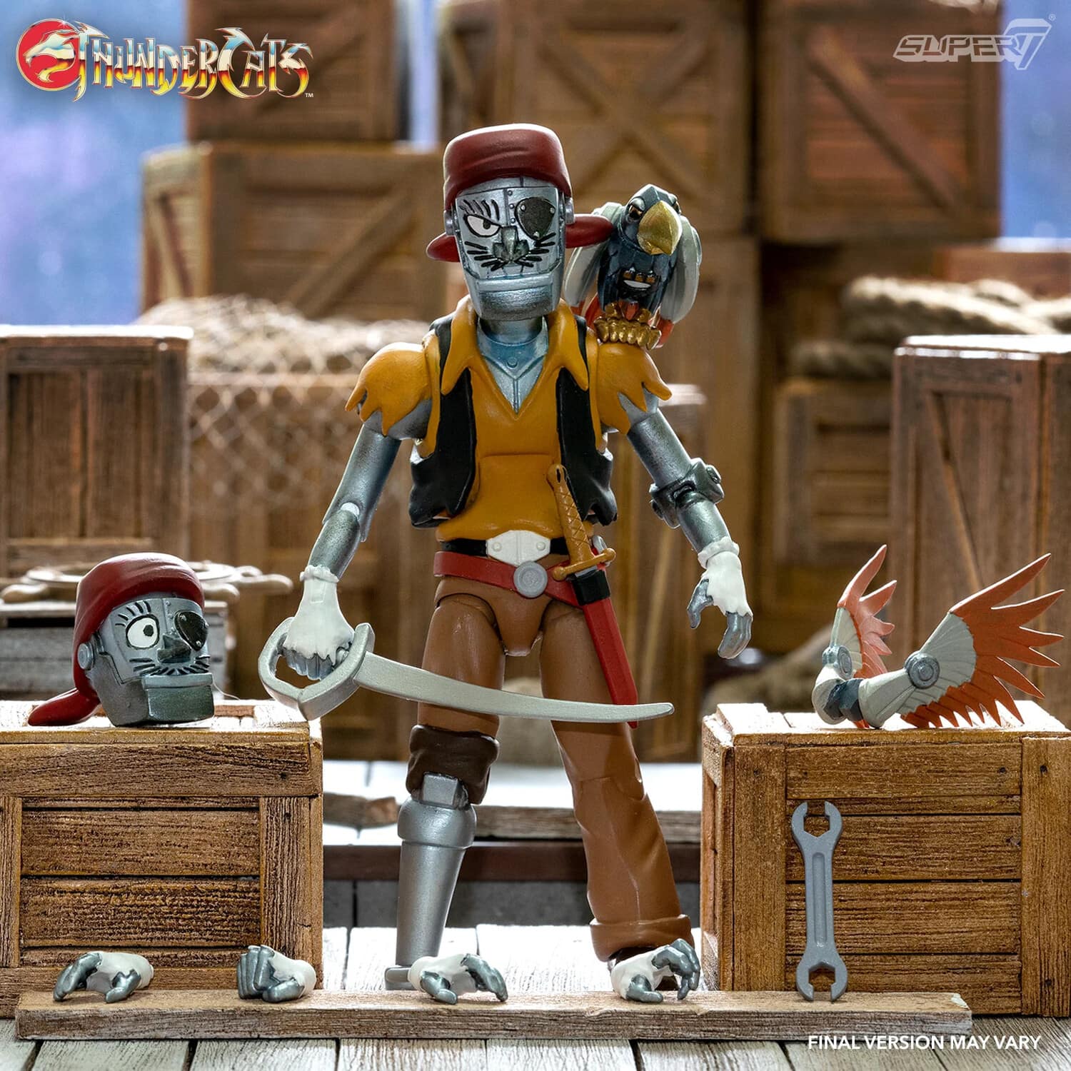 Photos - Action Figures / Transformers Wave Super7 - Thundercats - Ultimates!  3 - Captain Cracker - Collectibles - Multicolor 840049807426 