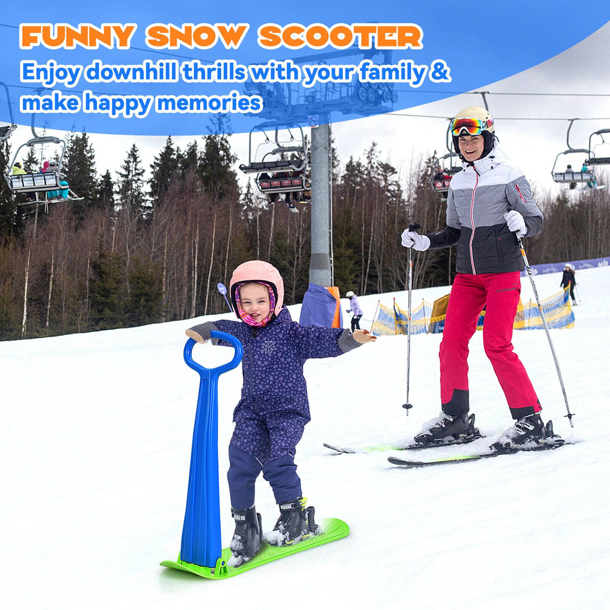 FUNNY SNOW SCOOTER Enjoy downhill thrills with your family & make happy memories.