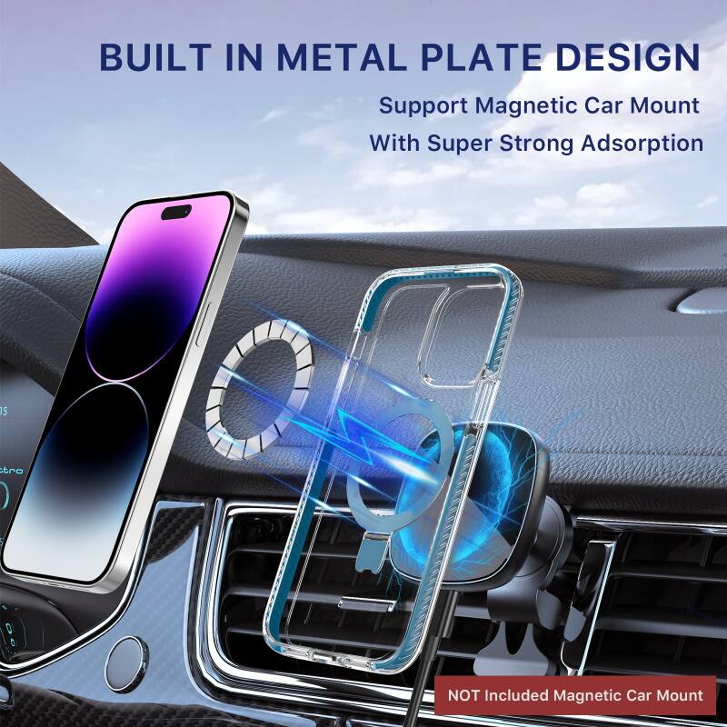 BUILT IN METAL PLATE DESIGN Support Magnetic Car Mount With Super Strong Adsorption NOT Included Magnetic Car Mount