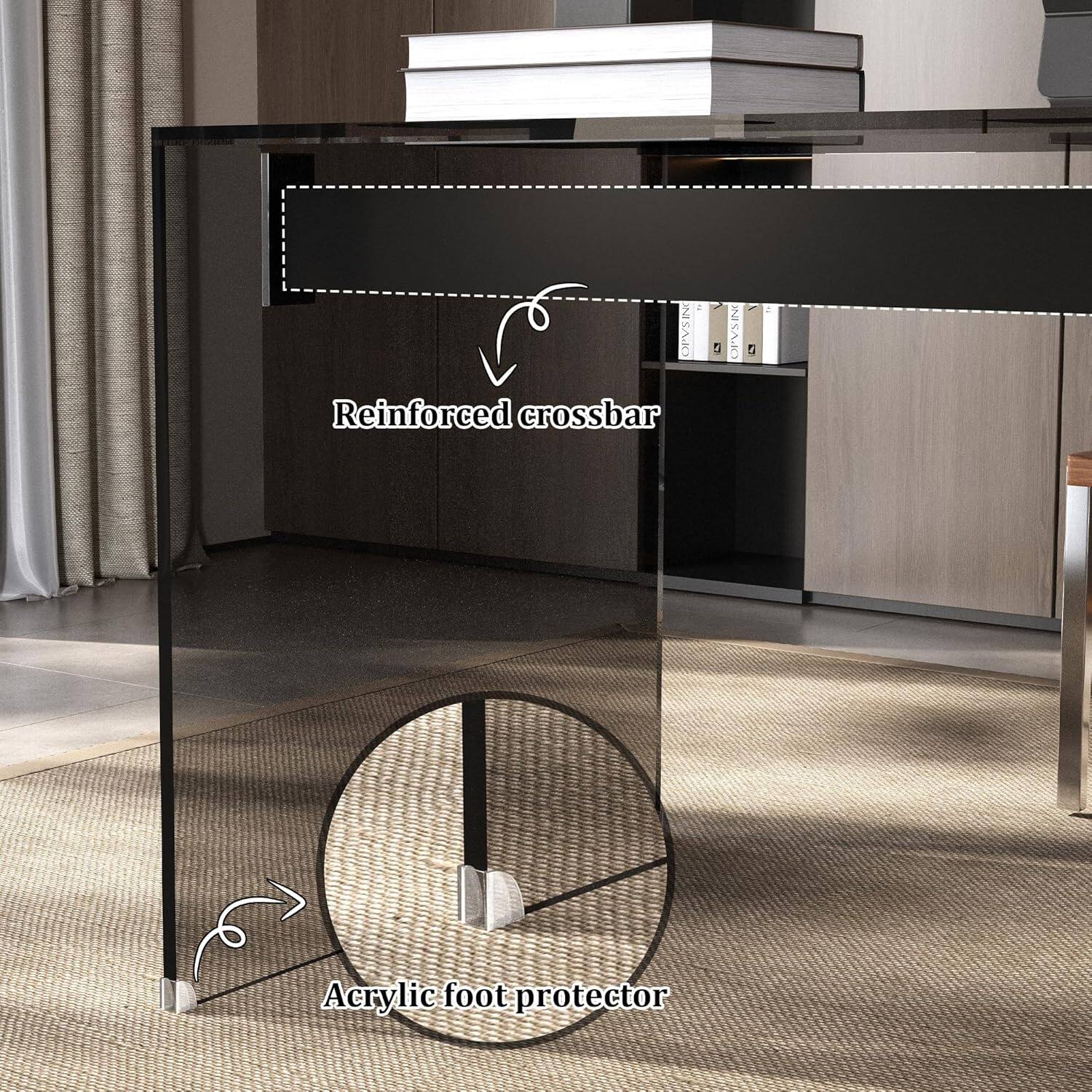 Reinforced crossbar  
Acrylic foot protector