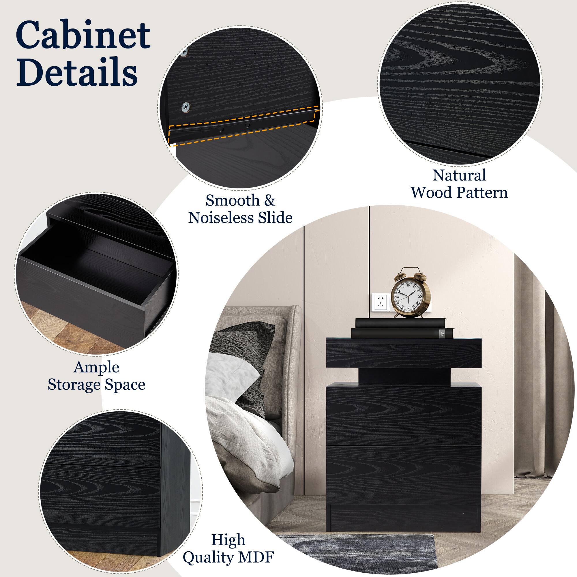 Cabinet Details

- Smooth & Noiseless Slide
- Natural Wood Pattern
- Ample Storage Space
- High Quality MDF