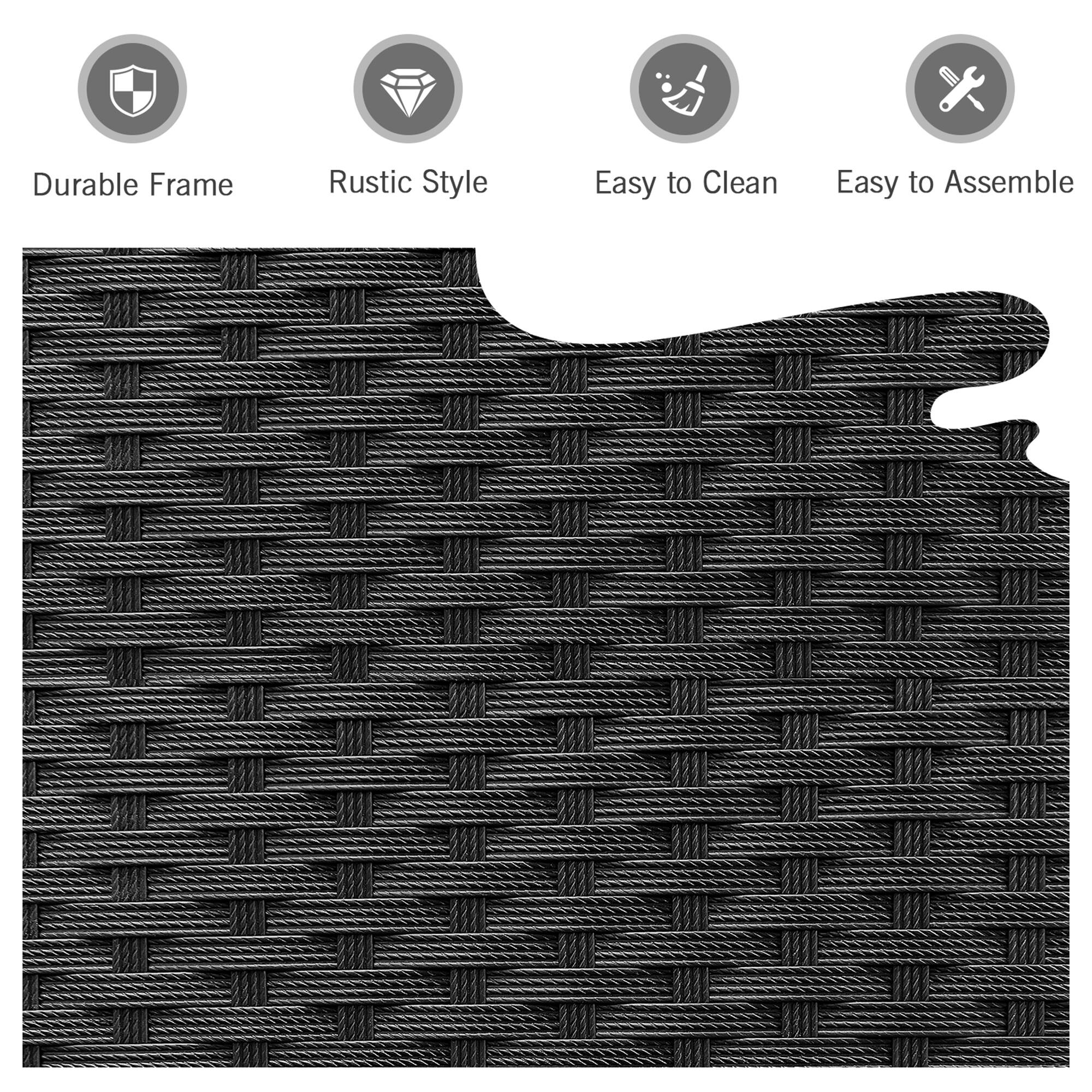 Durable Frame, Rustic Style, Easy to Clean, Easy to Assemble