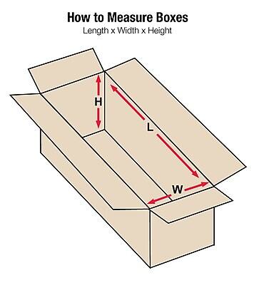 How to Measure Boxes  
Length x Width x Height  
H  
L  
W