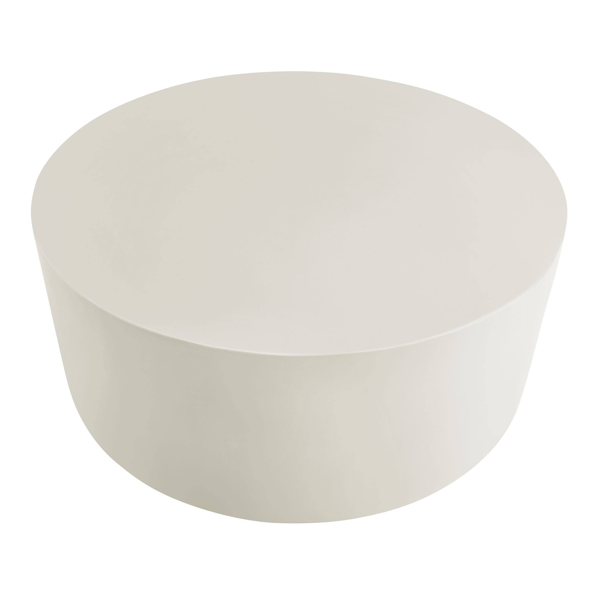Alt View 5. Modway - Brion Round Indoor - Outdoor Patio Concrete Coffee Table by Modway - White.