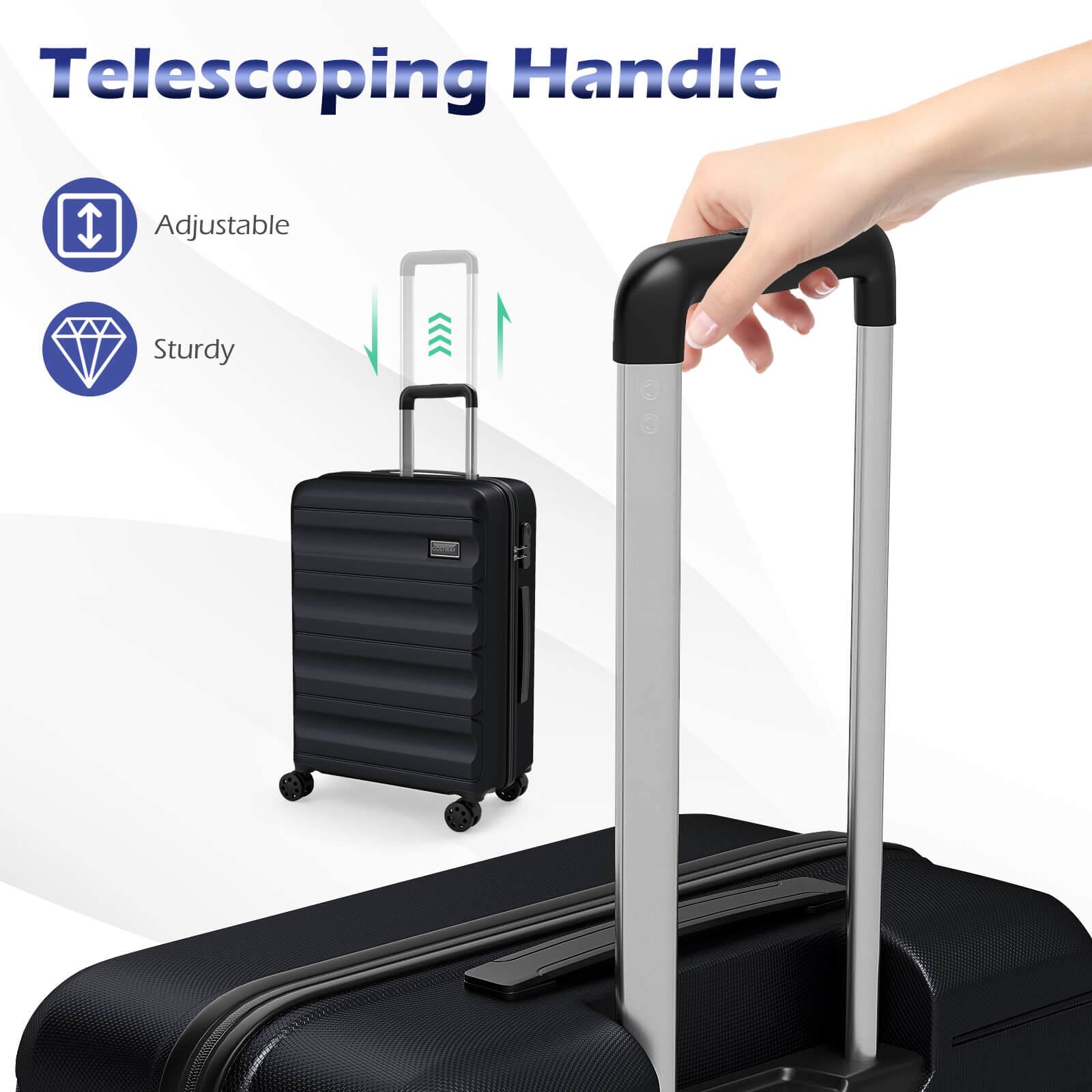 Telescoping Handle

- Adjustable
- Sturdy