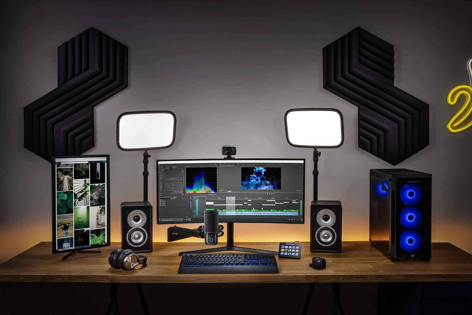 Alt View 24. Elgato - Stream Deck MK.2 Full-size Wired USB Keypad with 15 Customizable LCD keys and Interchangeable Faceplate - Black.