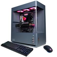 Front. CyberPowerPC - Gaming Desktop - Intel Core Ultra 5 250KF Plus 2026 - NVIDIA GeForce RTX 5070 12GB - 32GB DDR5 Memory - 1TB SSD Storage - Gray.