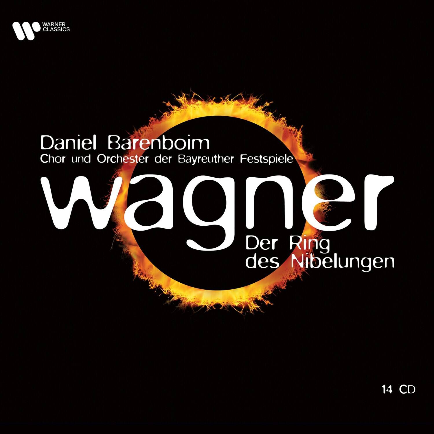 WARNER CLASSICS

Daniel Barenboim  
Chor und Orchester der Bayreuther Festspiele

wagner  
Der Ring des Nibelungen

14 CD