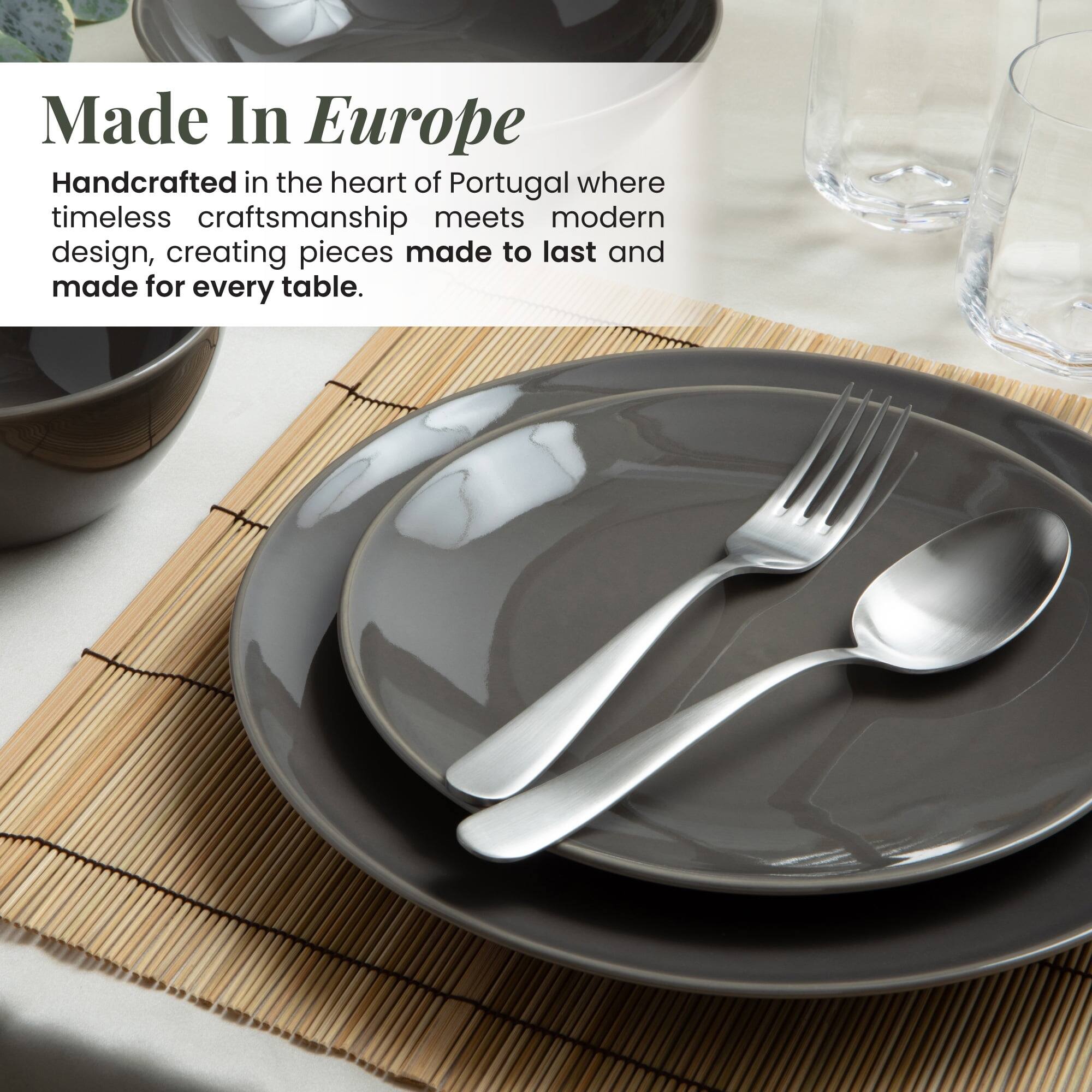 Made In Europe

Handcrafted in the heart of Portugal where timeless craftsmanship meets modern design, creating pieces made to last and made for every table.