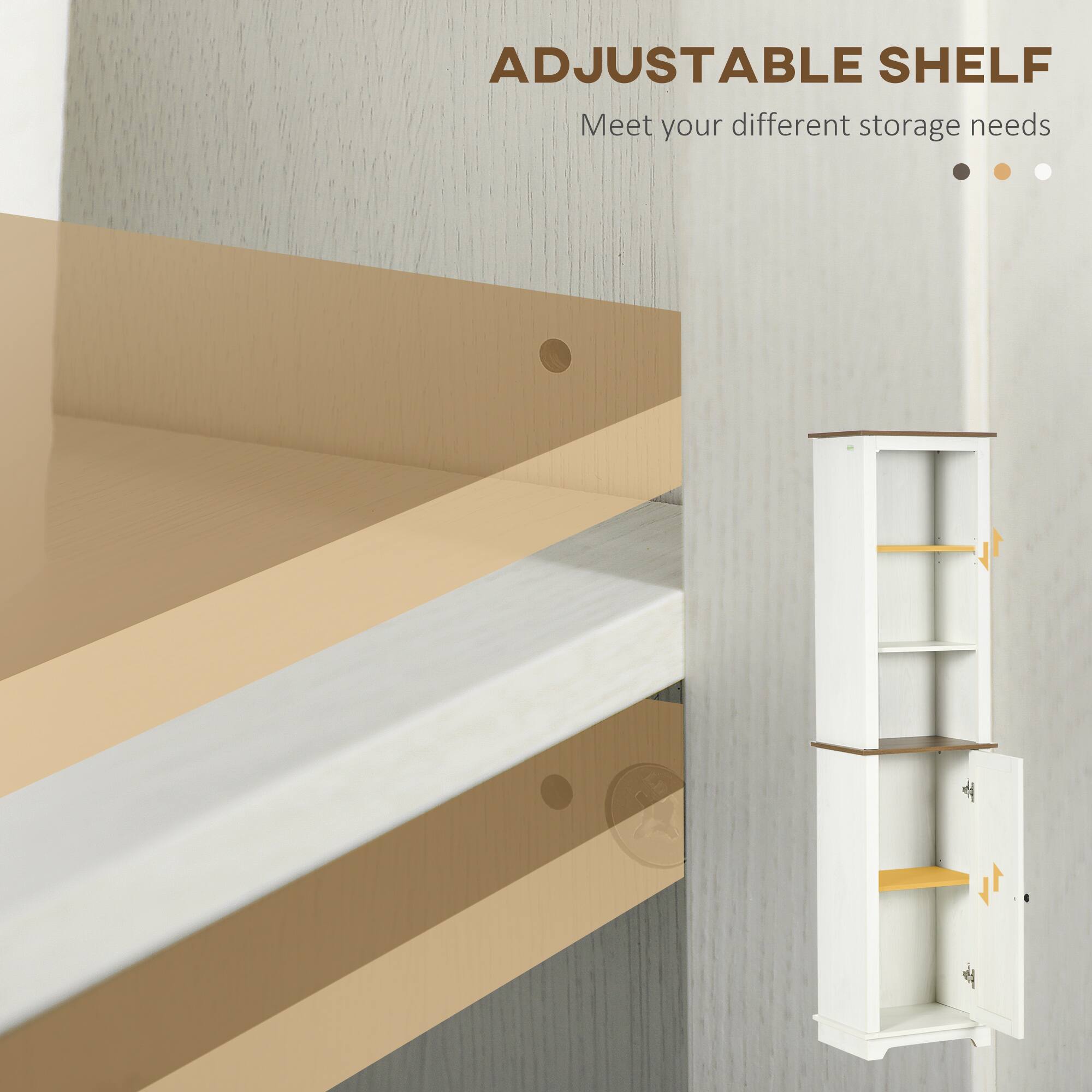 ADJUSTABLE SHELF
Meet your different storage needs