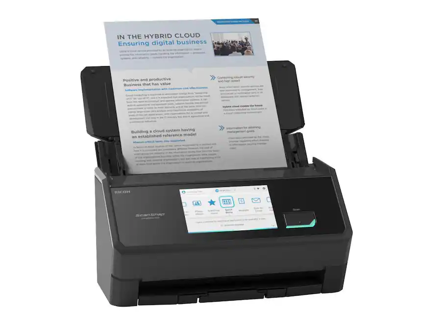 Ricoh ScanSnap iX2500 Sheet Fed Document Scanner (PA03860 B005) Black ...
