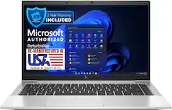 HP - 840 G8 14" Refurbished Laptop - Intel 11th Gen Core i5 with 32GB Memory - Intel Iris Xe Graphics - 2TB SSD - Silver - Front_Zoom