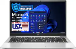 HP - 840 G8 14" Refurbished Laptop - Intel 11th Gen Core i5 with 32GB Memory - Intel Iris Xe Graphics - 2TB SSD - Silver