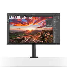 LG - 32UN880-B 32" Ultrafine Display Ergo UHD 4K IPS Display with HDR 10 Compatibility and USB Type-C Connectivity, Black