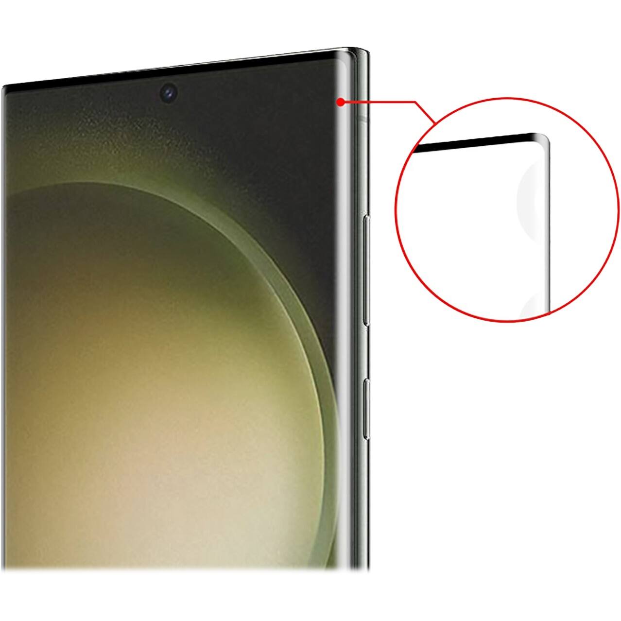 Alt View 12. SaharaCase - ZeroDamage Ultra Strong+ Tempered Glass Screen Protector for Samsung Galaxy S23 Ultra (2-Pack) - Clear.