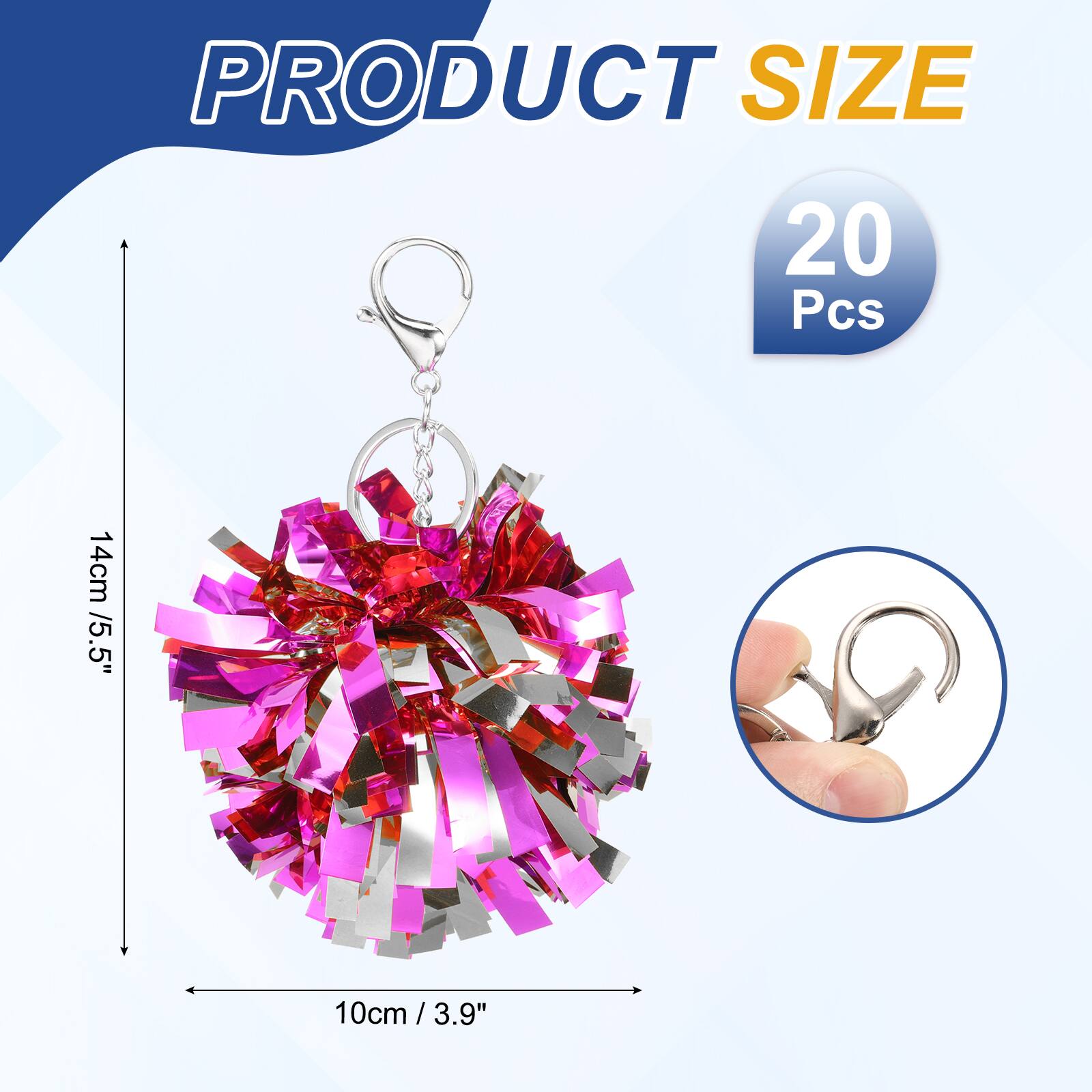 PRODUCT SIZE  
20 Pcs  
14cm / 5.5"  
10cm / 3.9"