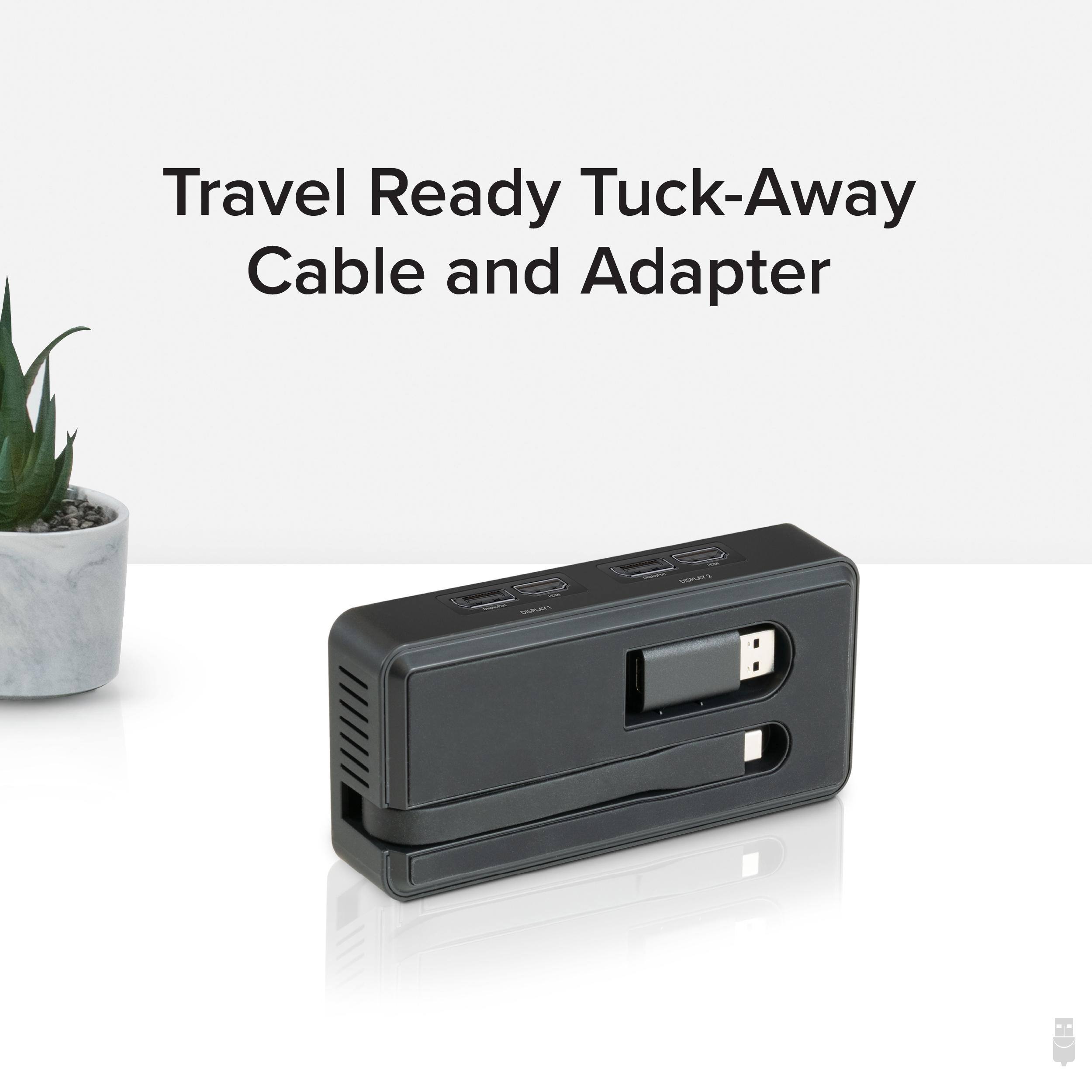 Travel Ready Tuck-Away Cable and Adapter SL