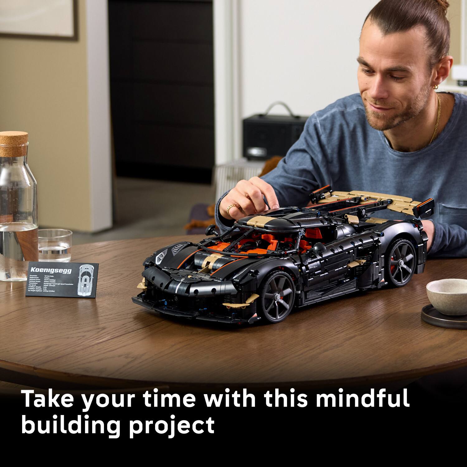 Koenigsegg

Take your time with this mindful building project