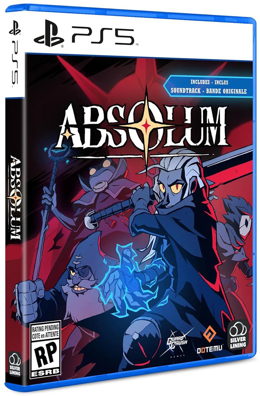 - PS5™
- ABSOLUTUM
- INCLUDES - INCLUS SOUNDTRACK - BANDE ORIGINALE
- RATING PENDING COTE en ATTENTE RP
- ESRB
- GUARD CRUSH
- DOTE MU
- SILVER LINING