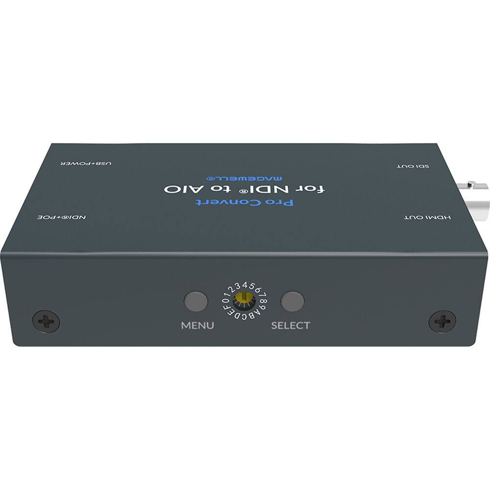 USB-POWER OUT SDI V AIO to CD NDI for Convert Pro NDI+POE OUT HDMI + C MENU SELECT