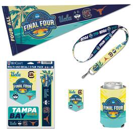 WinCraft - 2025 NCAA Women's Basketball Tournament March Madness Final Four Four-Team Fan Bundle - Multicolor