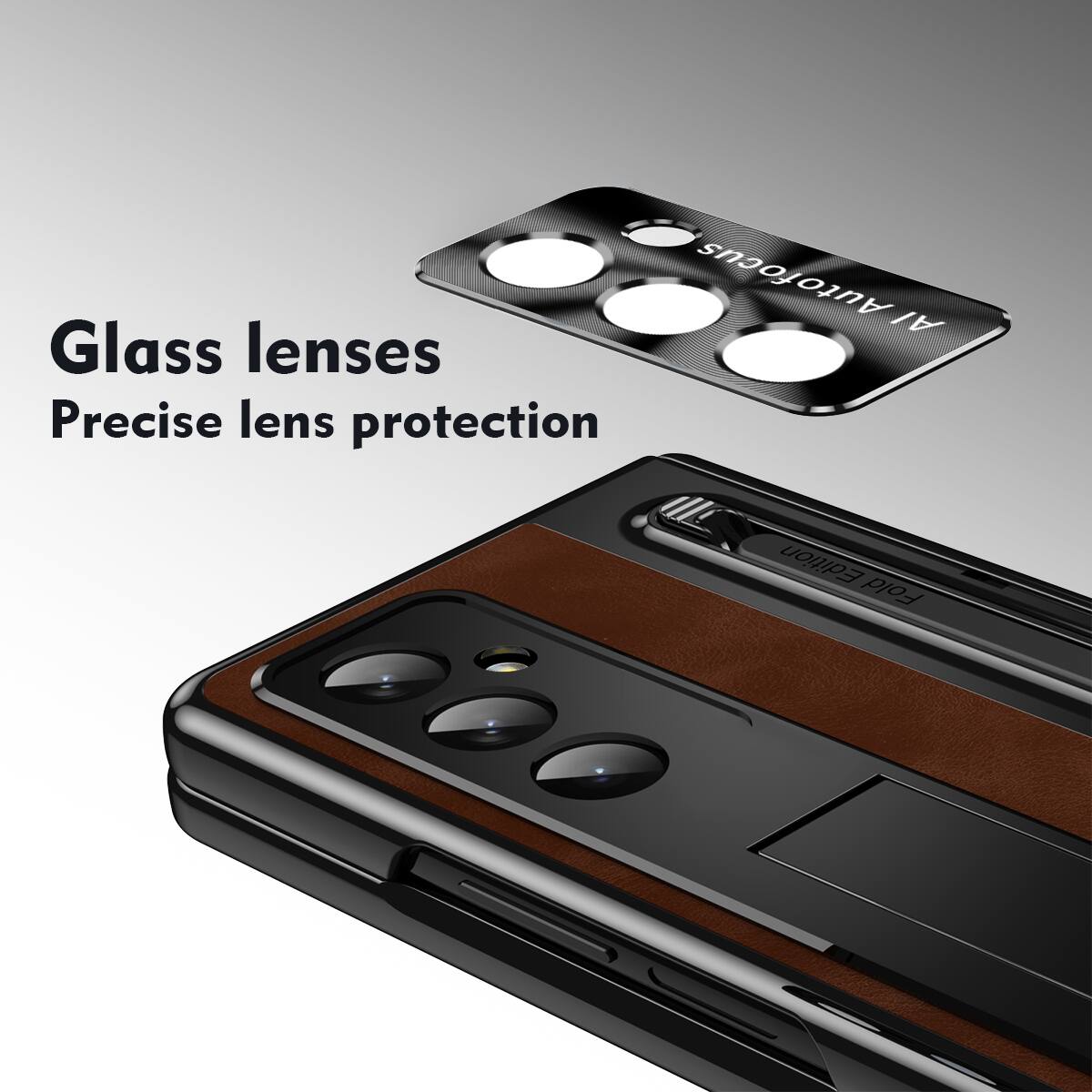 Glass lenses  
Precise lens protection
