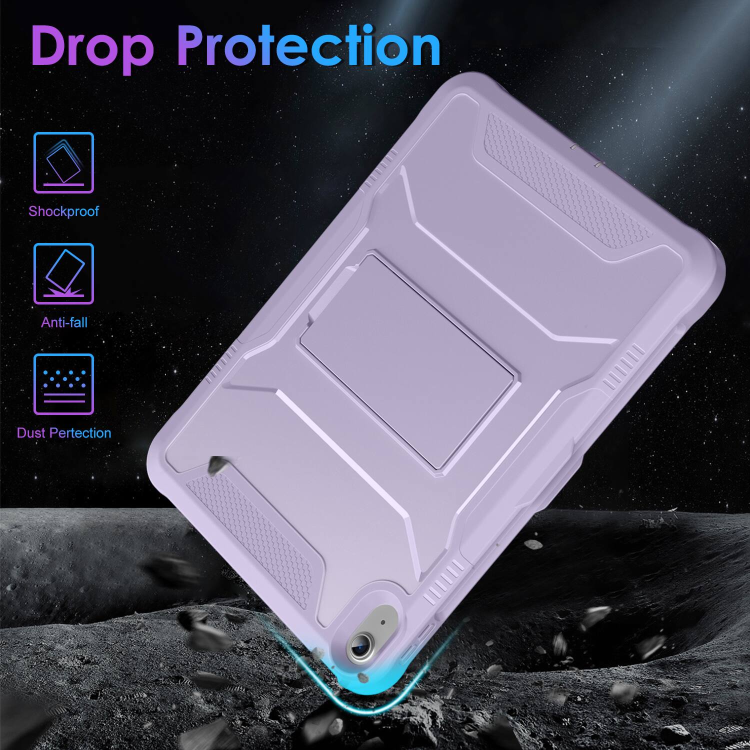 Drop Protection

- Shockproof
- Anti-fall
- Dust Protection