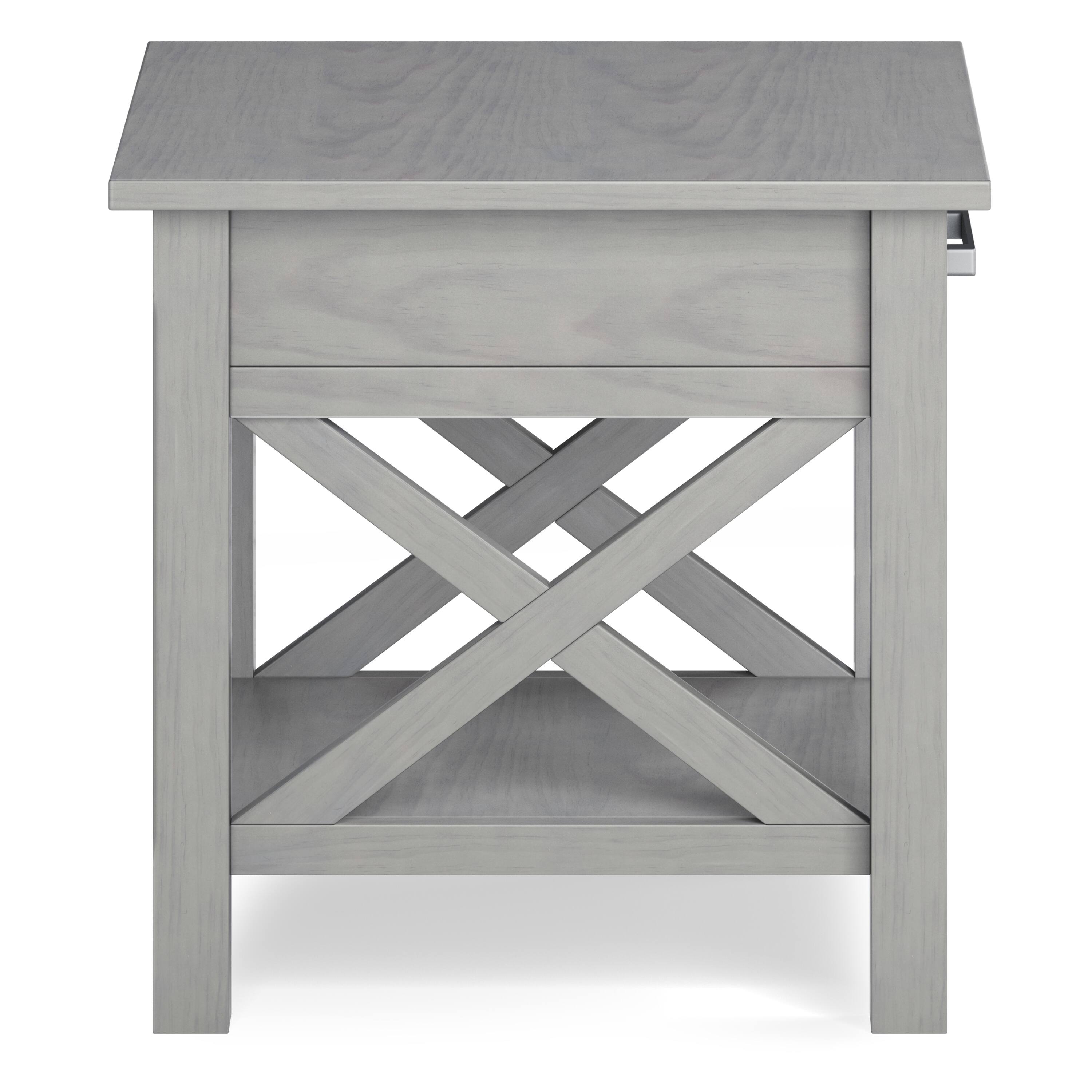 Alt View 11. Simpli Home - Kitchener End Table - Fog Grey.