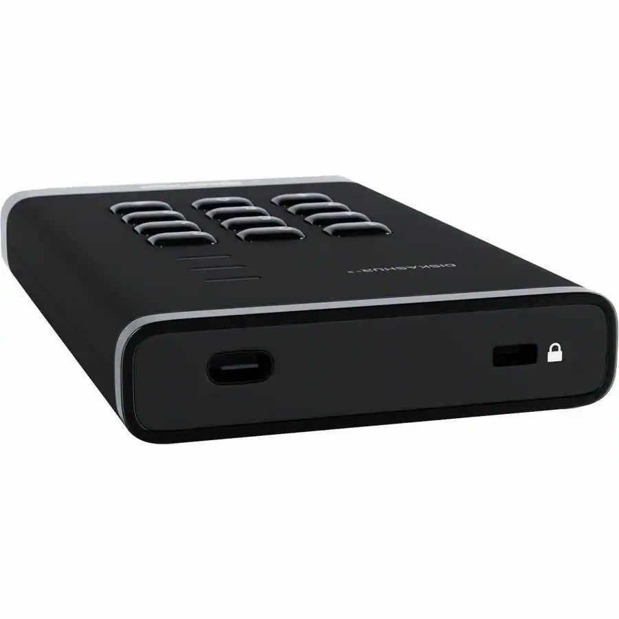 Alt View 1. iStorage - iStorage diskAshur3 2 TB Portable Solid State Drive | Black | Incorporated Common Criteria EAL 5+ | PIN protected | AES.
