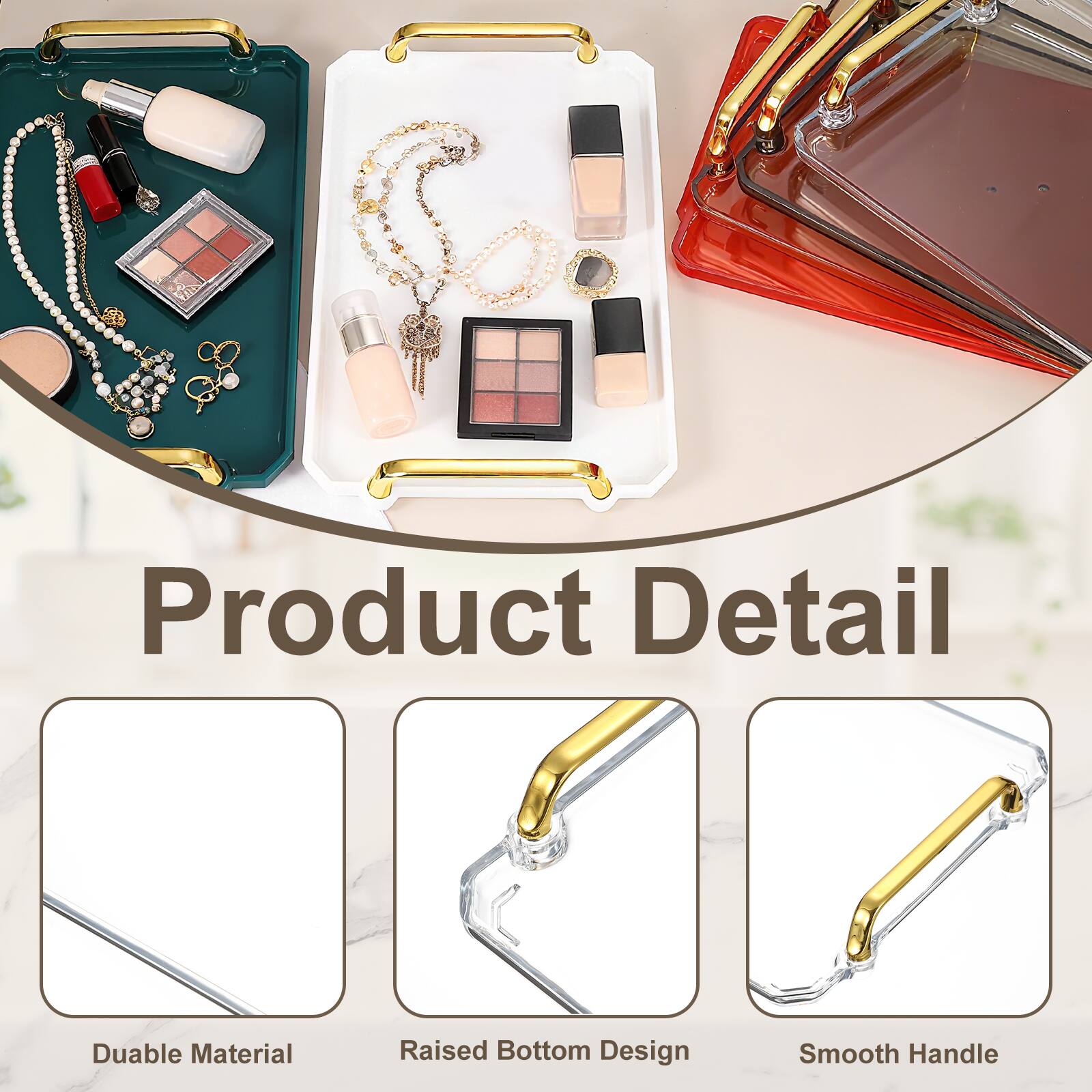 Product Detail  
Durable Material  
Raised Bottom Design  
Smooth Handle