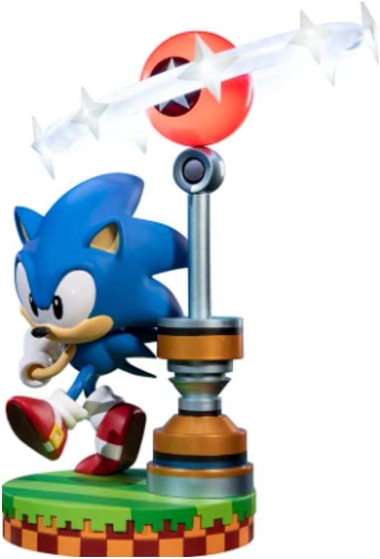 Alt View 1. First 4 Figures - Sonic The Hedgehog 11 Inch PVC Statue | Collector's Edition - Multi-Colored.