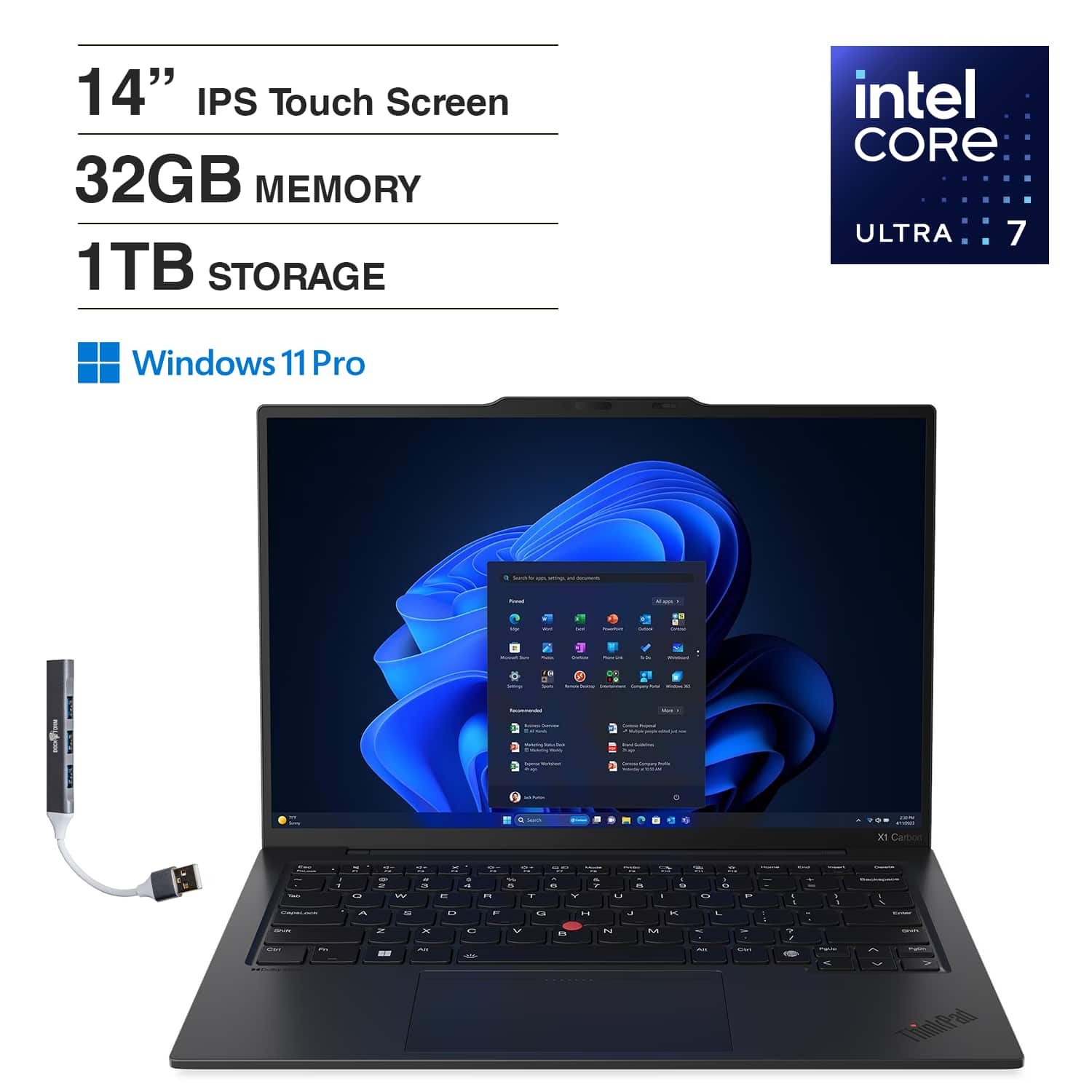 Lenovo Upgraded ThinkPad X1 Gen 12 Carbon Laptop 14