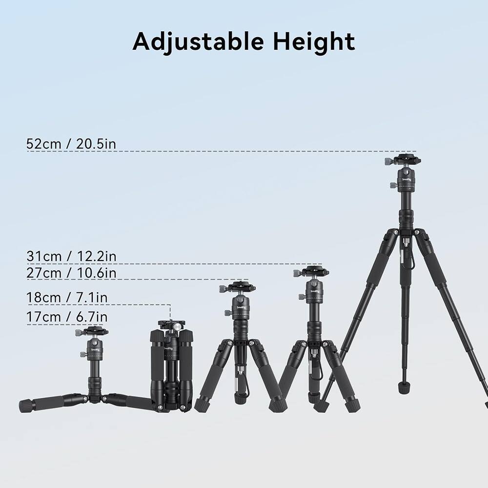 Adjustable Height

52cm / 20.5in

31cm / 12.2in

27cm / 10.6in

18cm / 7.1in

17cm / 6.7in