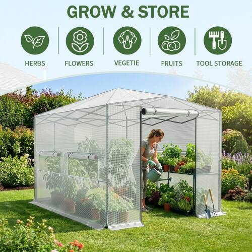 GROW & STORE

HERBS  
FLOWERS  
VEGETABLES  
FRUITS  
TOOL STORAGE