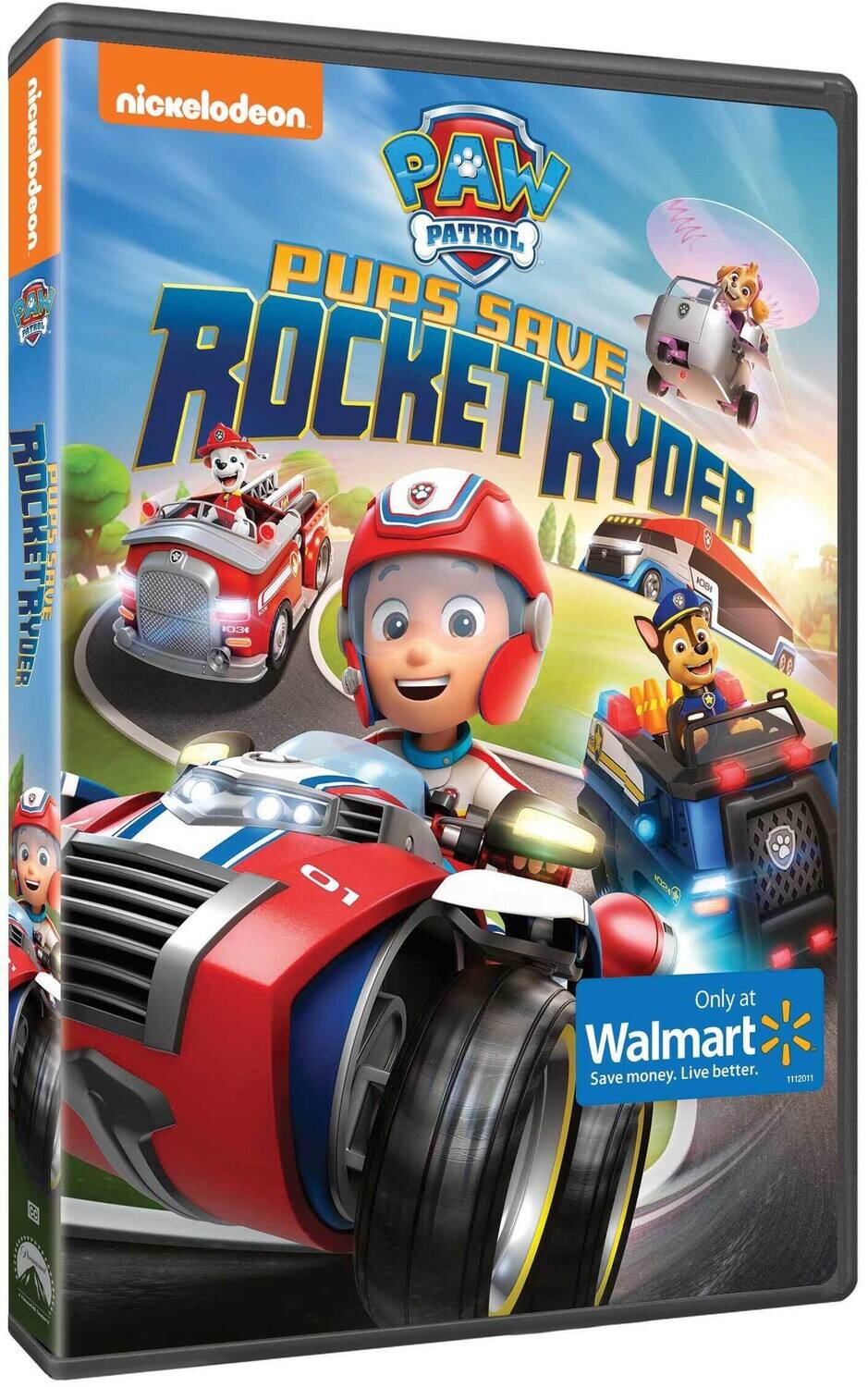 Front. Paw Patrol: Pups Save Rocket Ryder    - DVD.