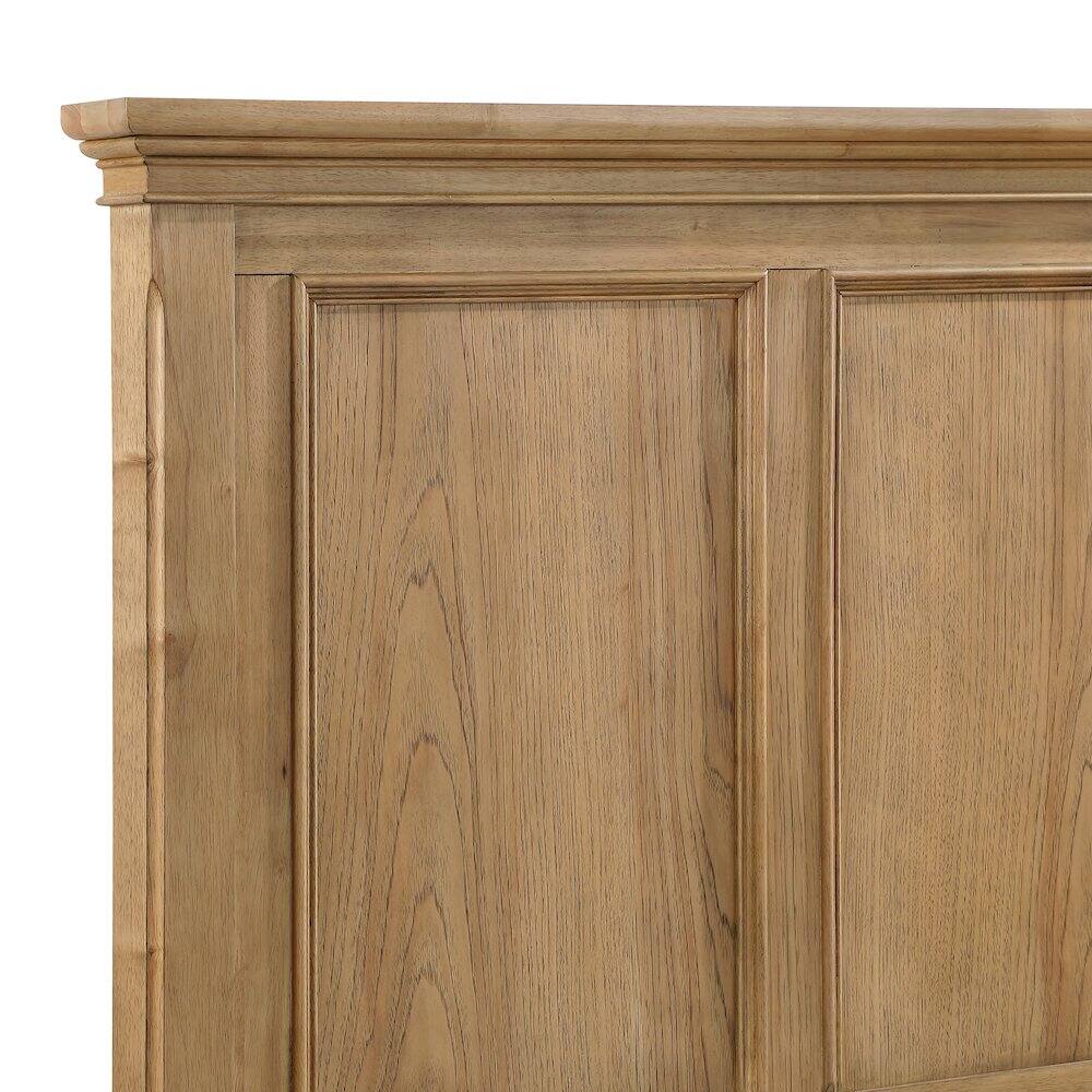 Alt View 2. New Classic Furniture - Sunstone Wood Twin Size Panel Bed in Natural - Natural.