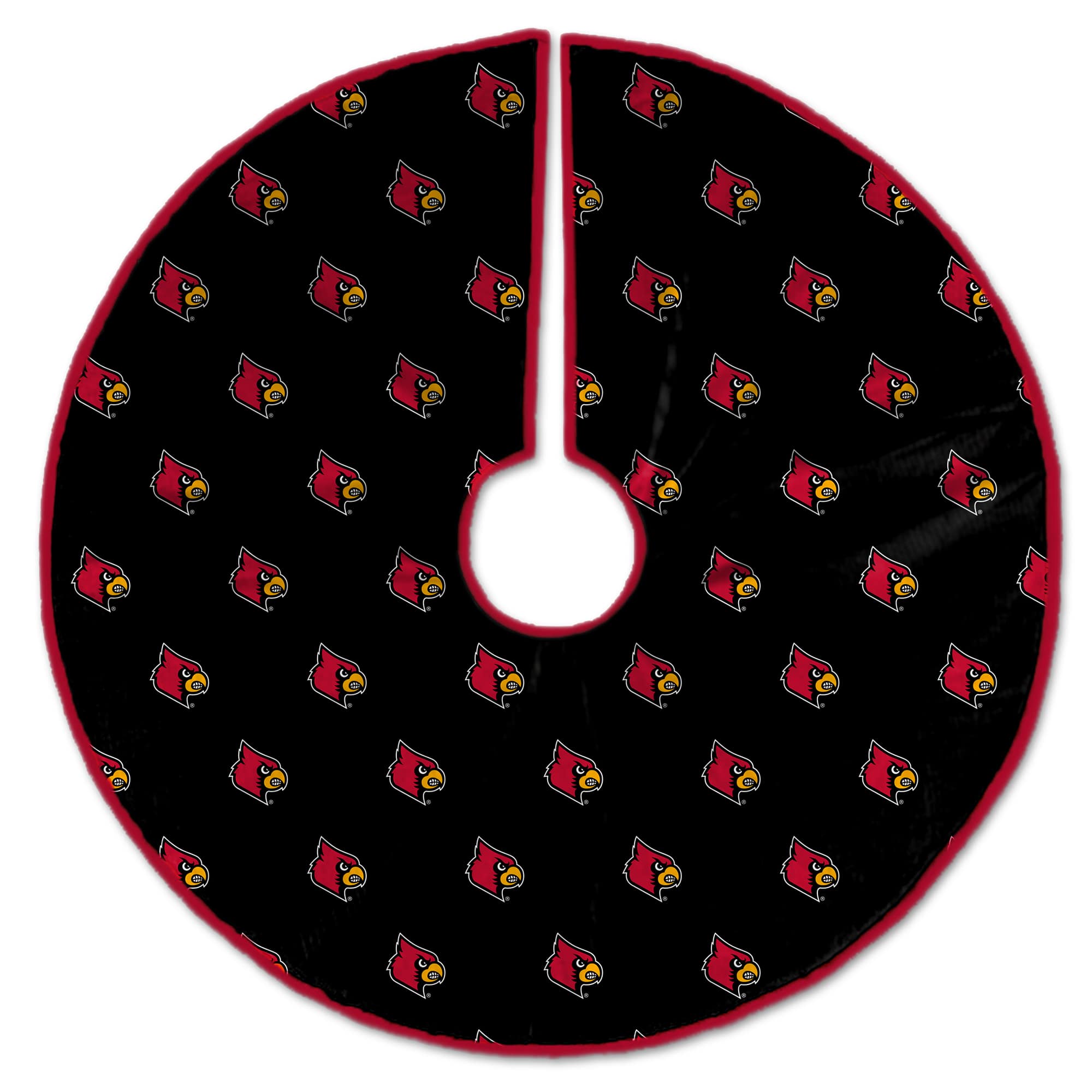Pegasus - Louisville Cardinals Microplush Christmas Tree Skirt - Multicolor