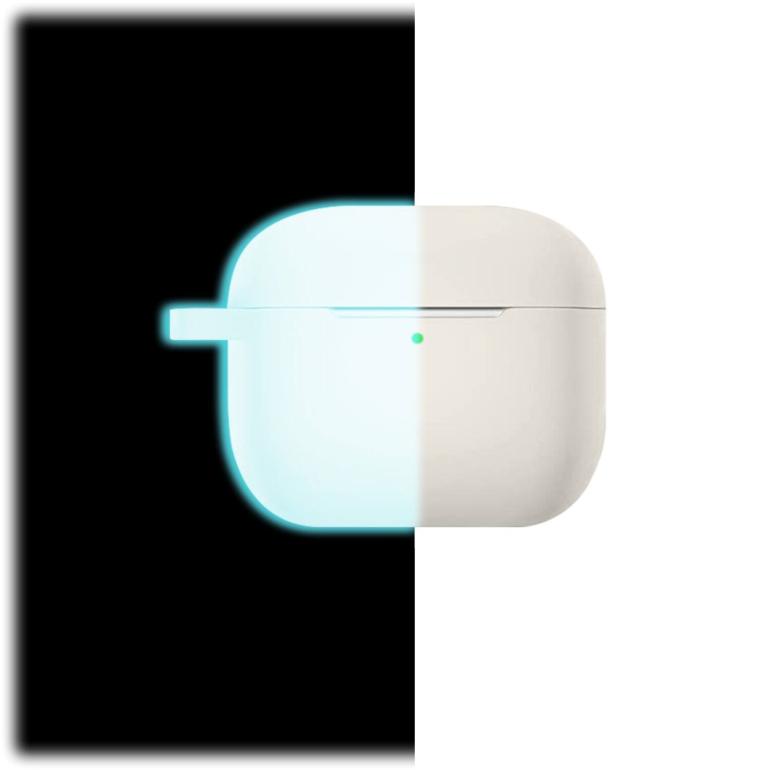 Alt View 13. SaharaCase - Case for Apple AirPods Pro 2 (2nd Generation 2022) - Glow White.