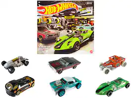 "Hot Wheels Legends" 6 piece Set Diecast Model Cars by Hot Wheels