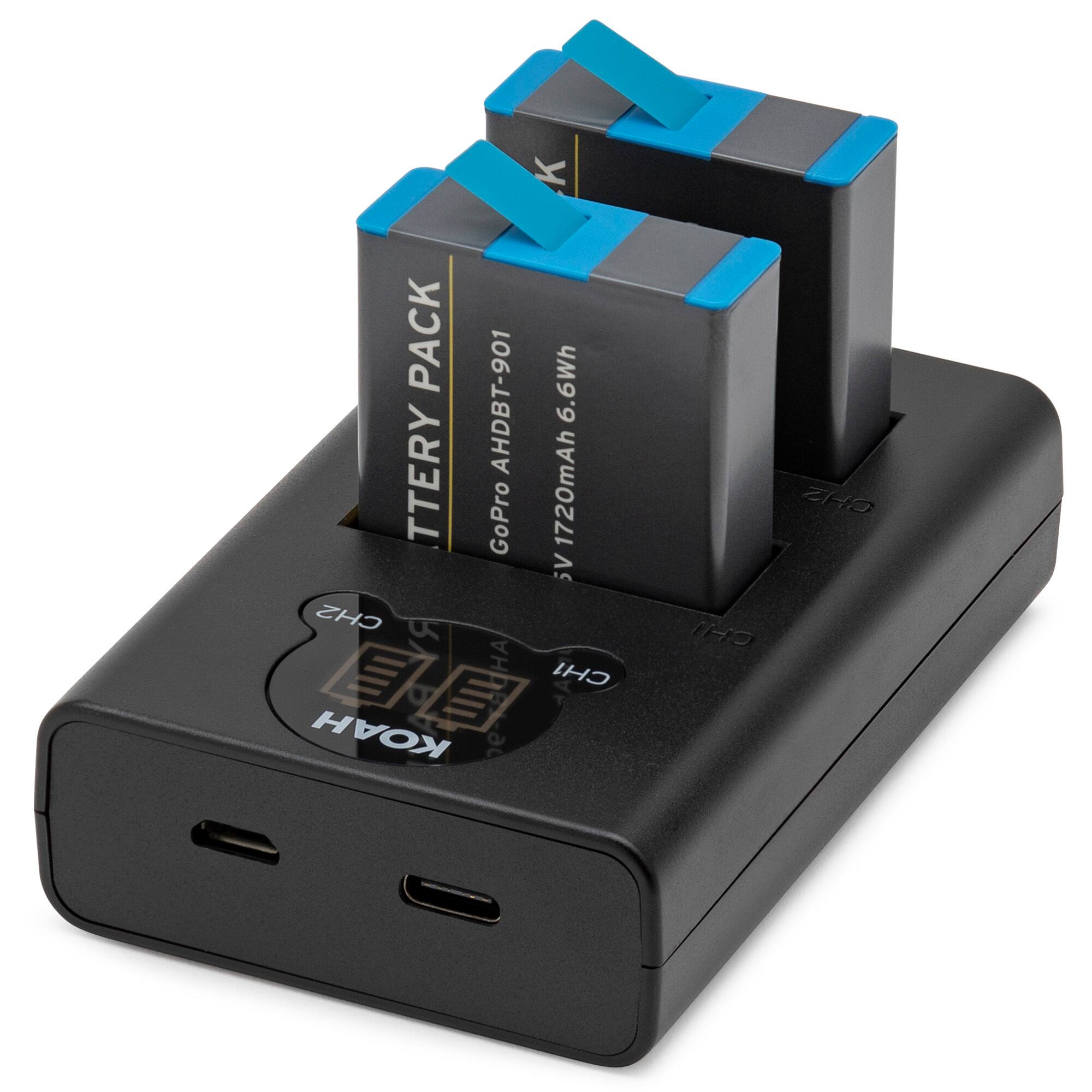 K PACK 6.6Wh  
GoPro AHDBT-901  
1720mAh 5V  
CH1 CH2