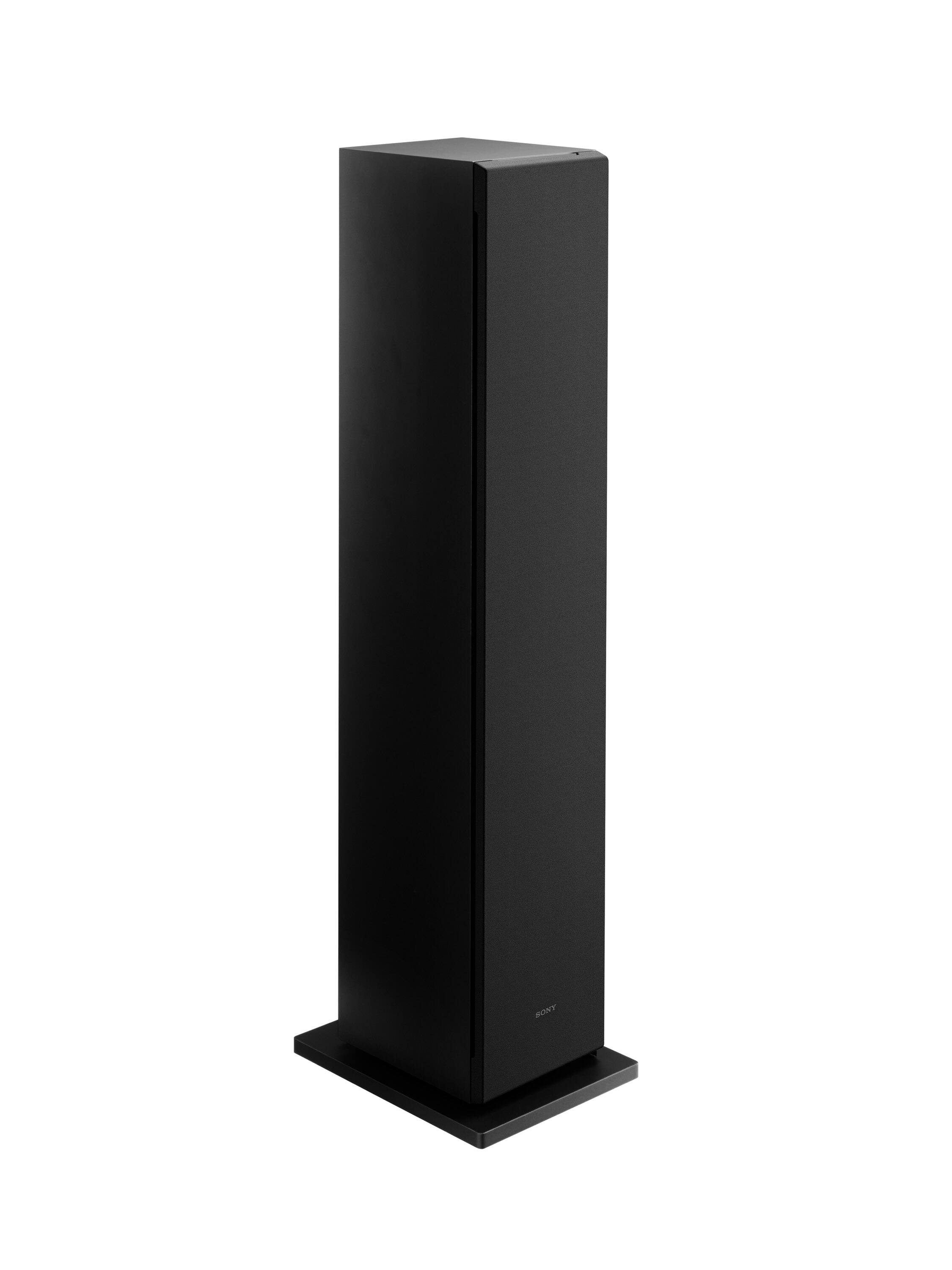 Angle. Sony - CS Speaker – 3-way 4-driver hi-res Floor-Standing speaker (2025) each - Black.