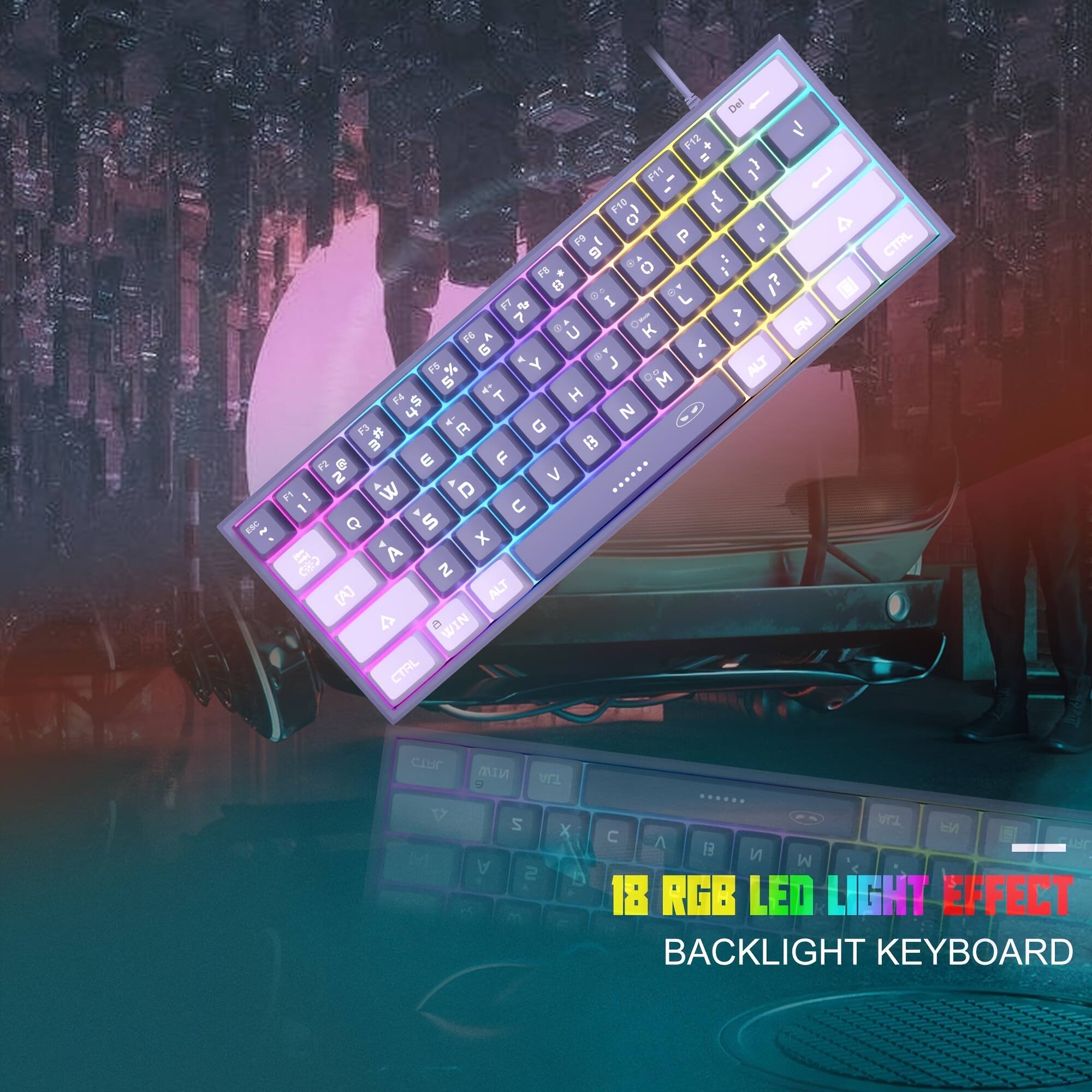 ESC  
F12 F11 F10 69 P 9 F8 * O 8 48 F7 5 I 7 Calci F6 C G F5 % Y 5 40 M T I F4 $ 4 N F3 R P m 13 F2 G E F 2 V F1 D 1 C Q S X S LT Z [A] ALT WIN CTRL  
Del FN ALT  
CTRL  
CTRL  
NIM 9  
ALT  
M  
A 0  
2 S 3  
X e  
ALT FN C 13 M 18 RGB LED LIGHT EFFECT BACKLIGHT KEYBOARD