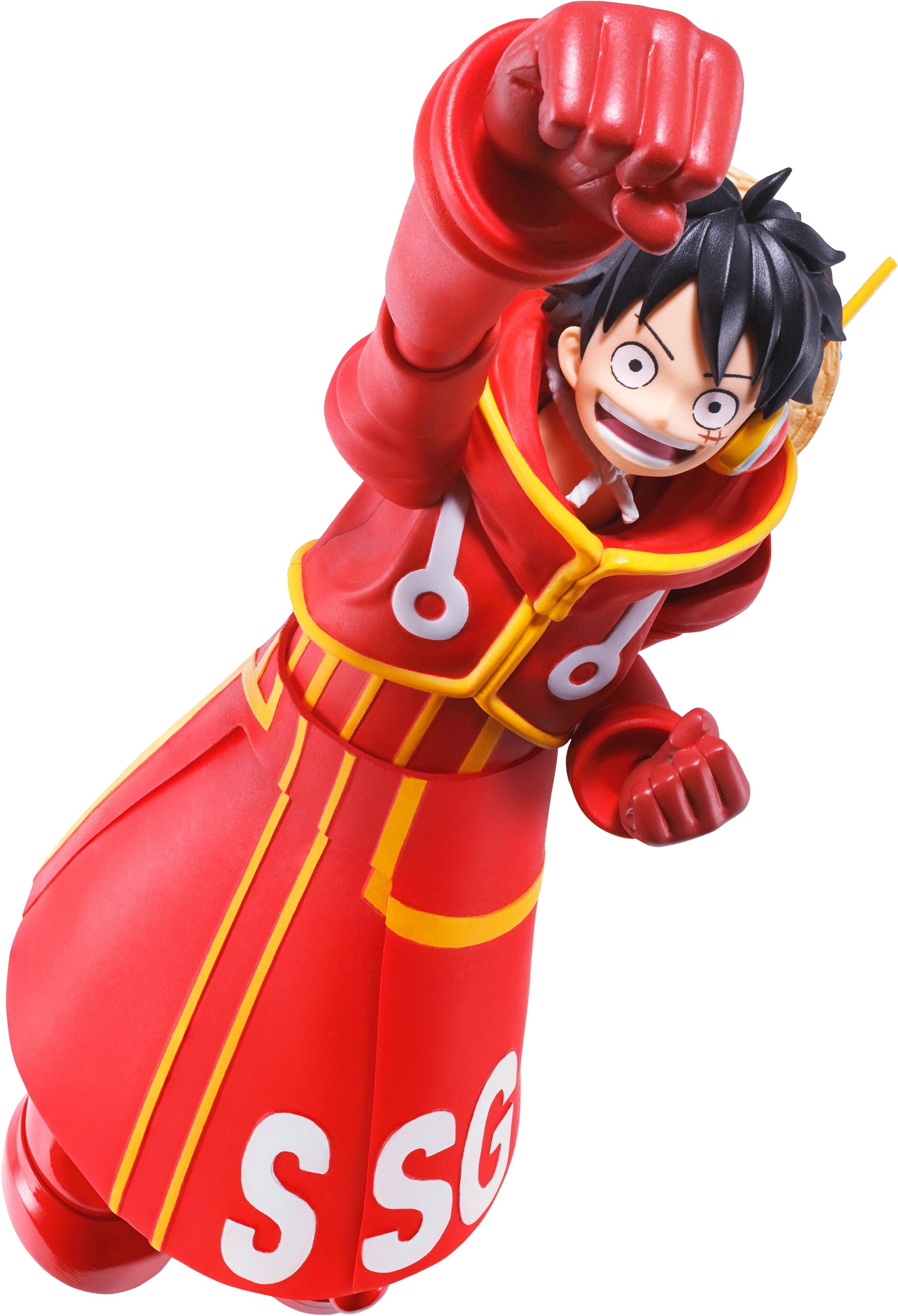 Alt View 3. Bandai - Monkey D.Luffy - Future Island Egghead - One Piece - Tamashii Nations S.H. Figuarts 7.1" Figure.