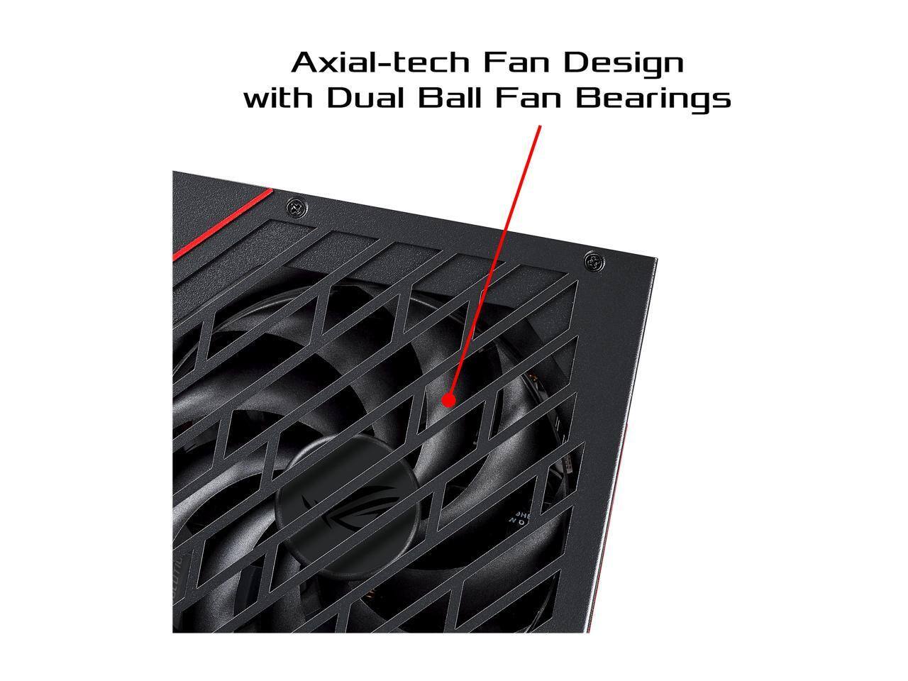Axial-tech Fan Design with Dual Ball Fan Bearings