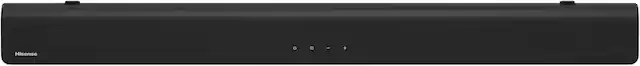 Front. Hisense - 2.0 Ch Soundbar with Built-In Subwoofer HS205G, 120W, DTS Virtual:X & Dolby Audio, Roku TV Ready, Multiple Audio Modes - Black.