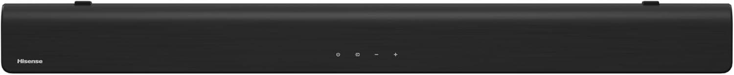 Front. Hisense - 2.0 Ch Soundbar with Built-In Subwoofer HS205G, 120W, DTS Virtual:X & Dolby Audio, Roku TV Ready, Multiple Audio Modes - Black.
