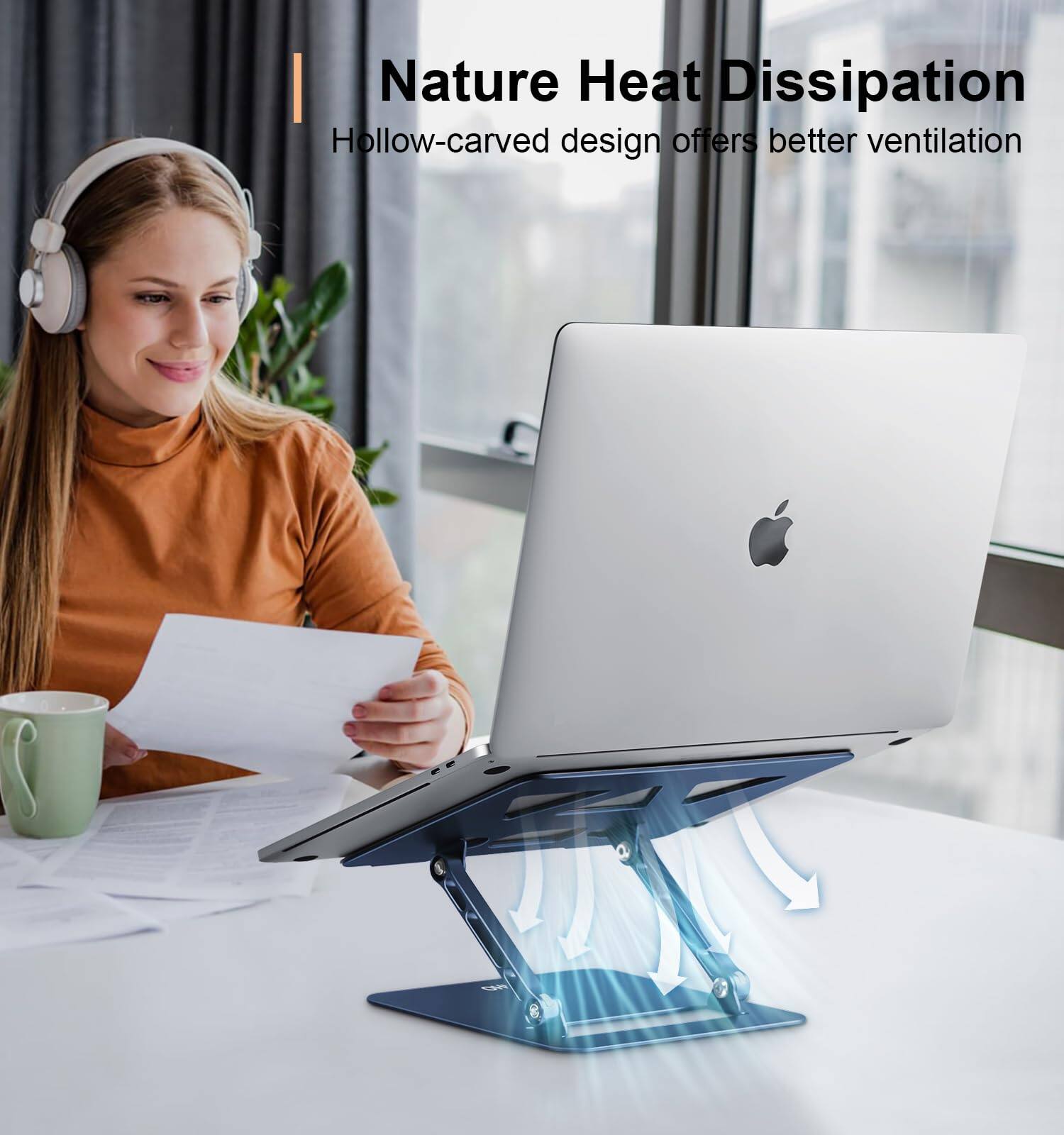 Nature Heat Dissipation  
Hollow-carved design offers better ventilation
