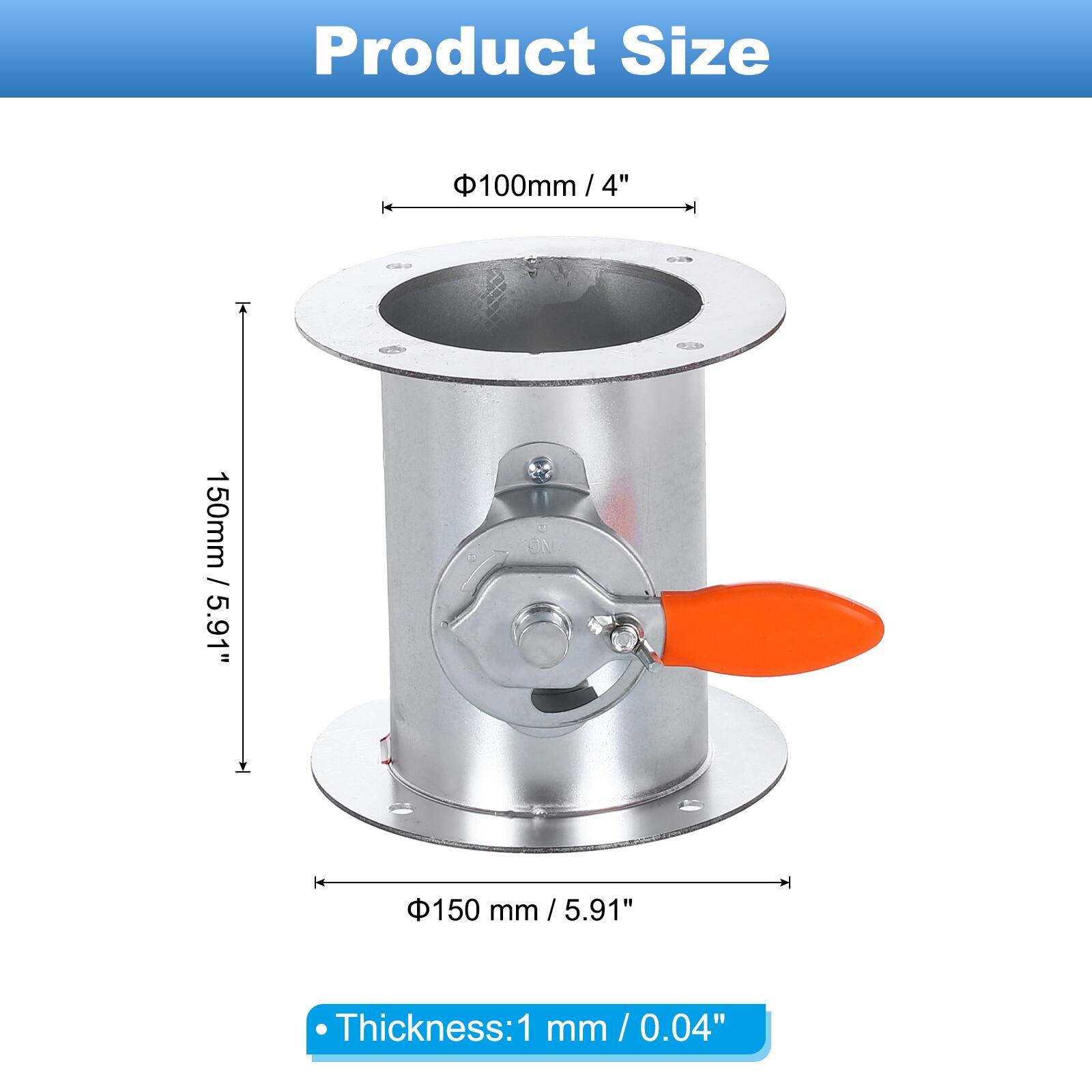 Product Size  
100mm / 4"  
150mm / 5.91"  
Thickness: 1mm / 0.04"