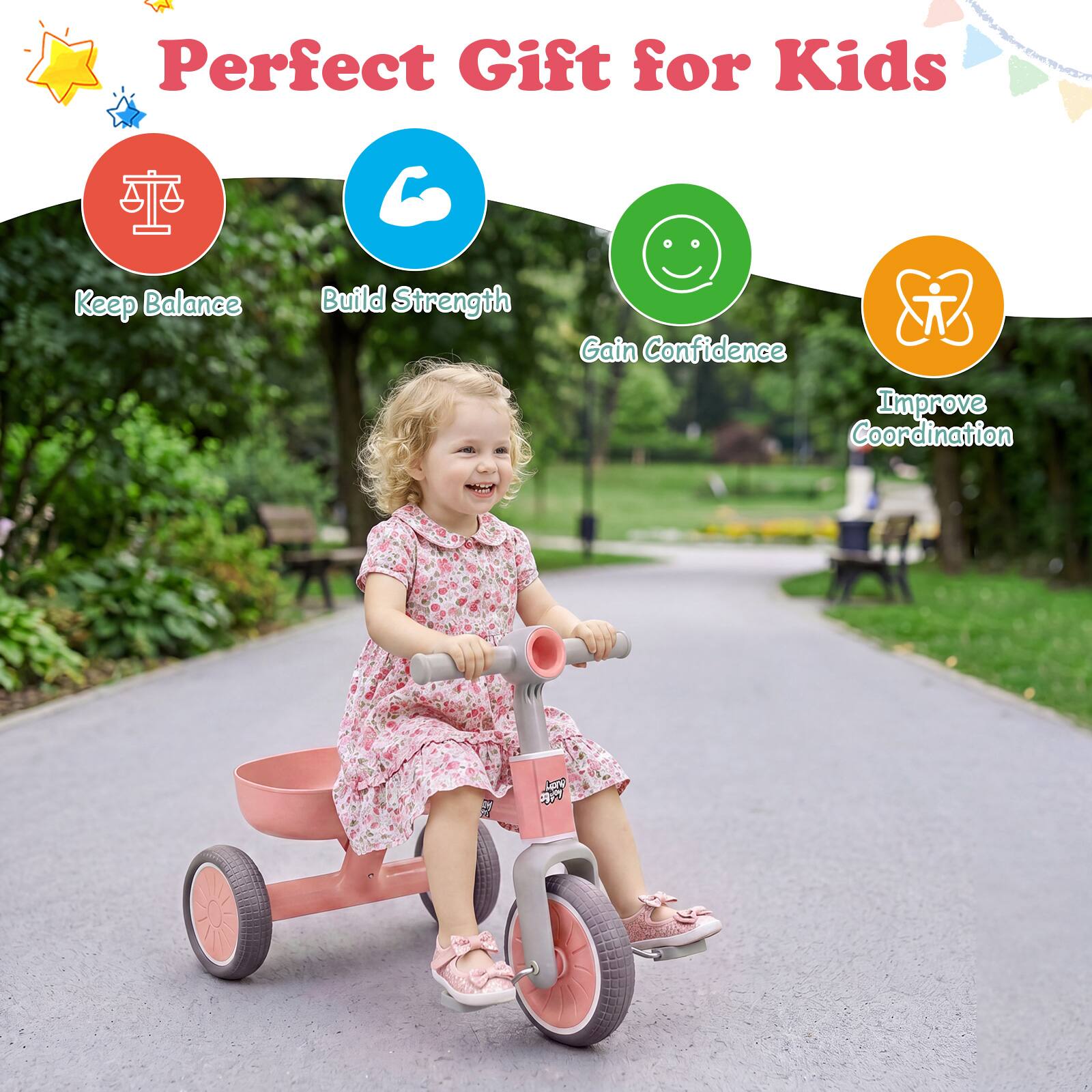 Perfect Gift for Kids

- Keep Balance
- Build Strength
- Gain Confidence
- Improve Coordination