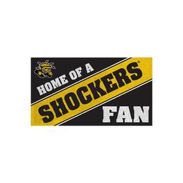 Evergreen Enterprises - Wichita State Shockers 16" x 28" Home of a Fan Indoor/Outdoor Logo Turf Mat - Multicolor